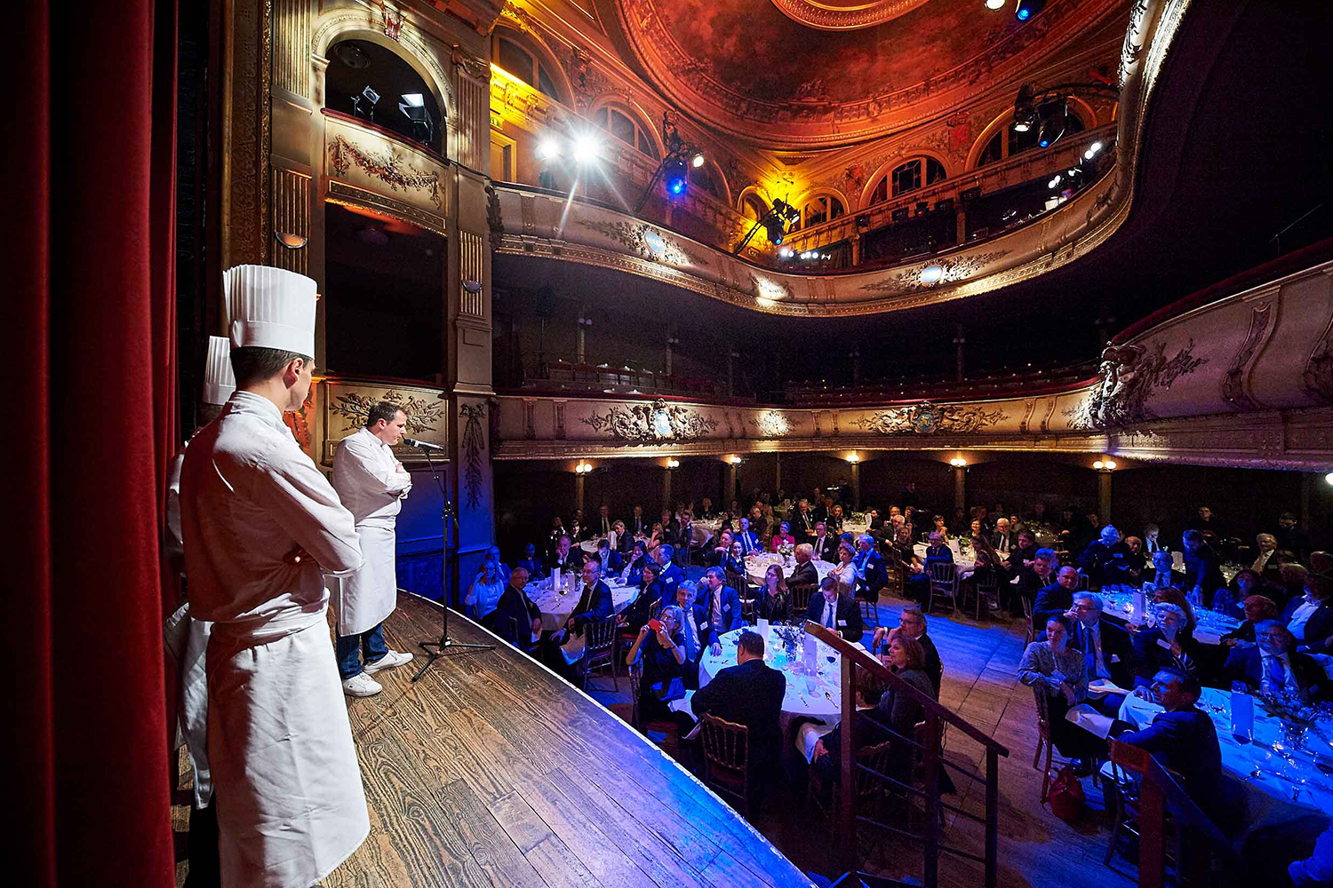 Vaudeville Theatre Brussels private dining starred chef