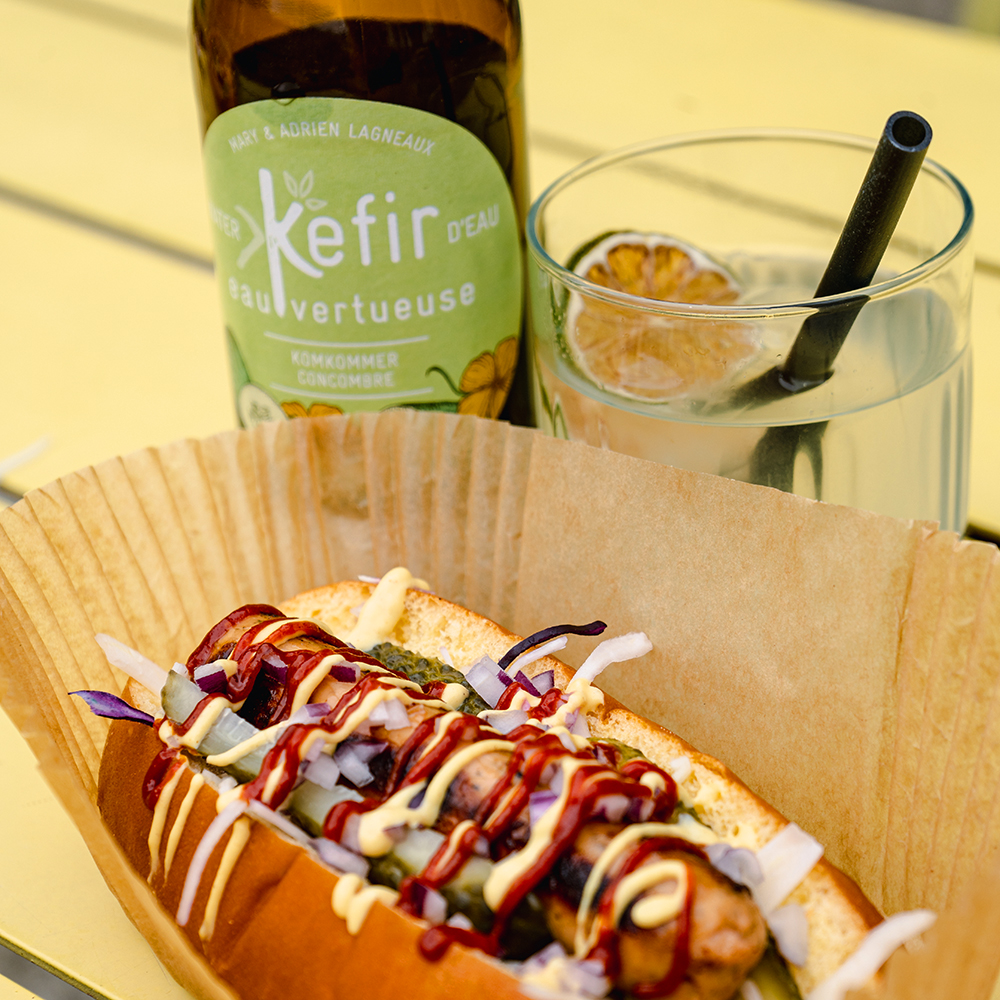 Albert rooftop brussels summer street food yummy and kefir drink
